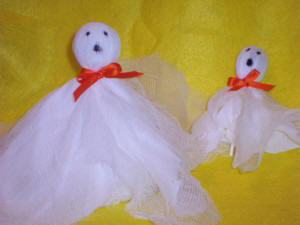 how to make a cheesecloth ghost